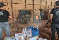 Mais de 800 lotes de drogas são incinerados pela polícia em Minas Gerais