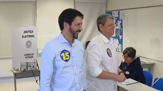 Ricardo Nunes e Tarcísio de Freitas