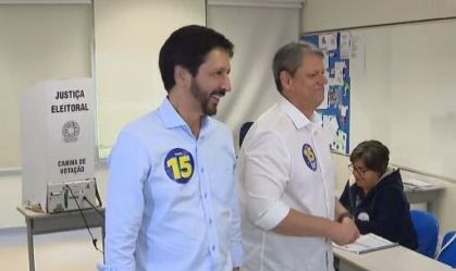 Ricardo Nunes e Tarcísio de Freitas