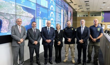 Fotos da ministra Cármen Lúcia e ministro Edson Fachin no CICCN