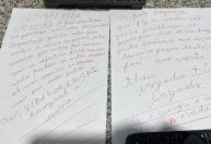Ladrão deixa carta pedindo desculpas após furtar estabelecimentos: "Amo vocês"