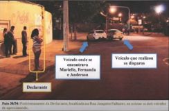 Caso Marielle: Posicionamento dos carros da vereadora e dos atiradores no dia do crime