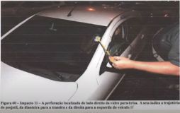 Caso Marielle: Marca de tiro no para-brisa do veículo onde estavam a parlamentar e o motorista Anderson Gomes