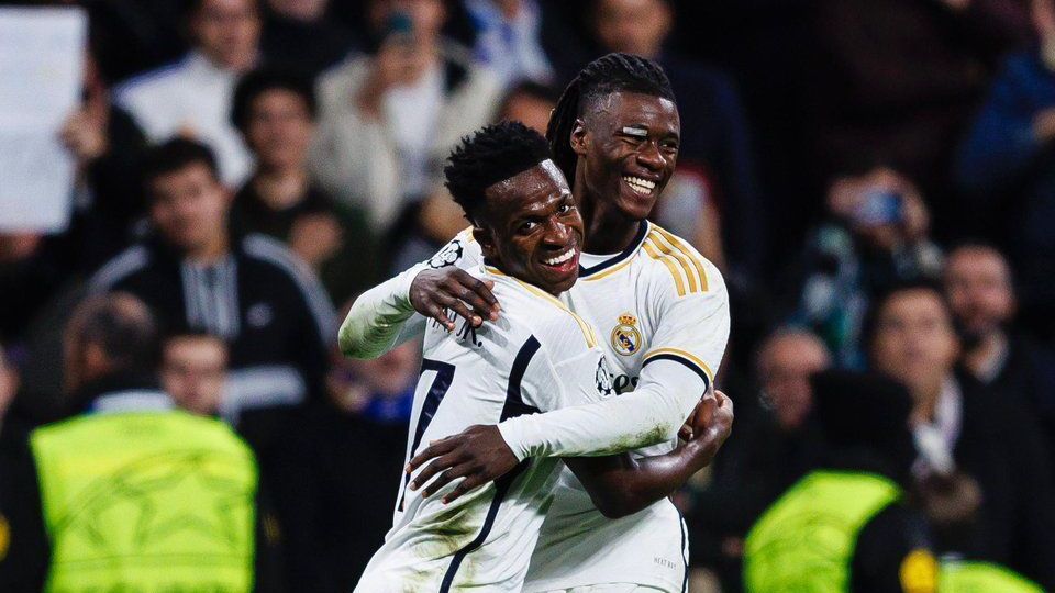 Vini Jr e Camavinga, jogadores do Real Madrid