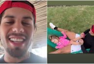 Maria Flor deixa de falar com Zé Felipe após tomar bronca e diverte a web