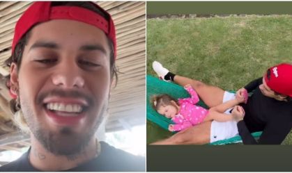 Maria Flor deixa de falar com Zé Felipe após tomar bronca e diverte a web