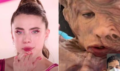Margaret Qualley em "A Substância"