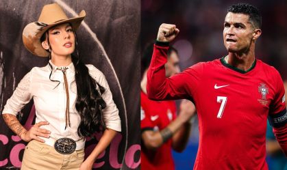 Cristiano Ronaldo presenteia Ana Castela com itens autografados; veja