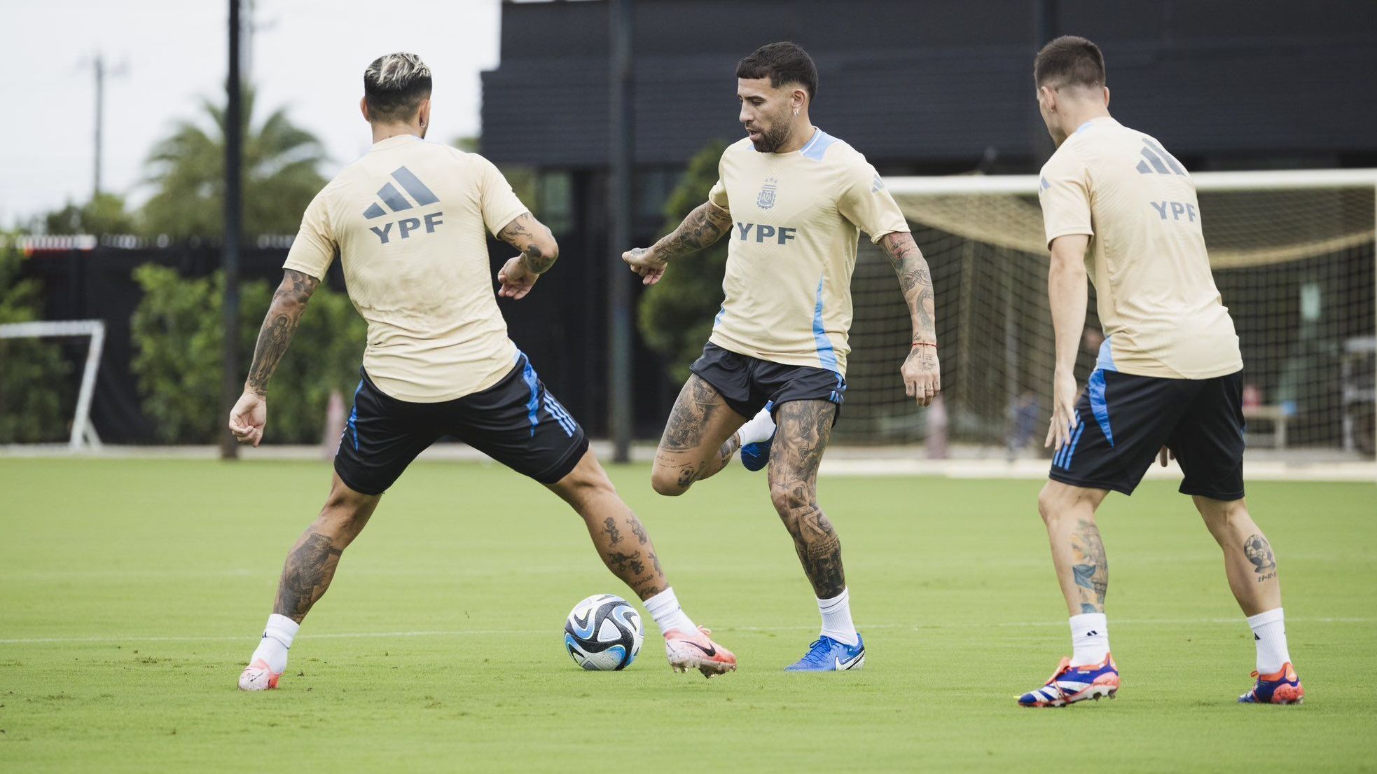 Argentina está treinando em Miami antes de enfrentar a Venezuela