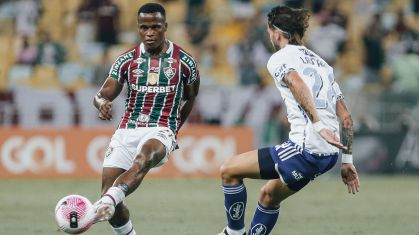 Jhon Arias marcou o gol da vitória do Fluminense contra o Cruzeiro, em outubro de 2024, pelo segundo turno do Brasileirão
