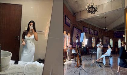 Horas antes de casamento com João Gomes, Ary Mirelle mostra preparativos