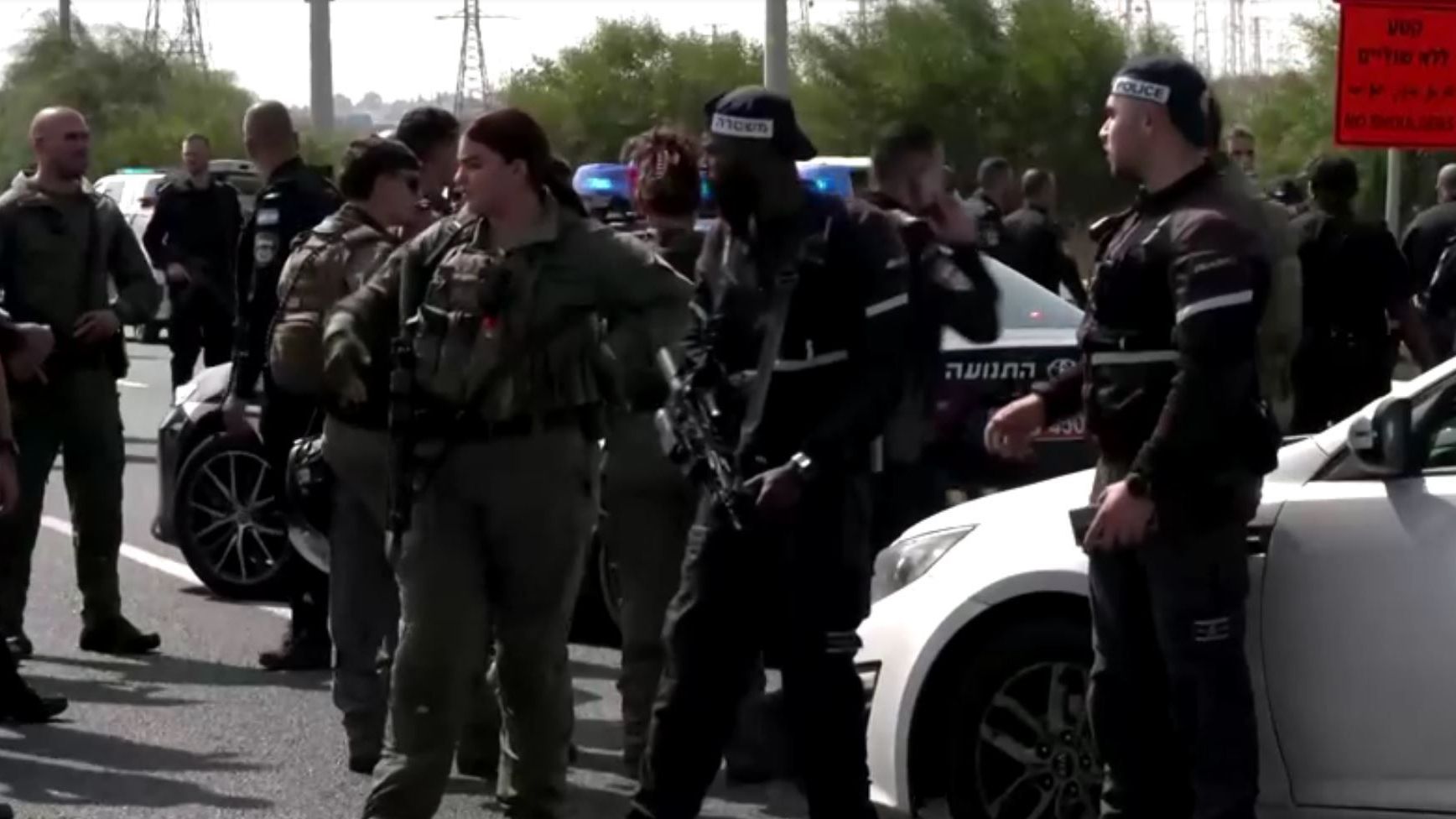 Polícia cerca trecho de rodovia após ataque a tiros em Israel