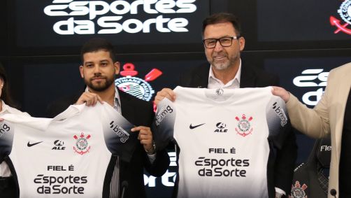 Corinthians anunciou patrocínio da Esportes da Sorte em julho deste ano