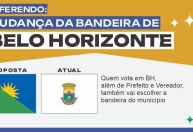 Alteração da bandeira de Belo Horizonte é rejeitada por 84,32% da população