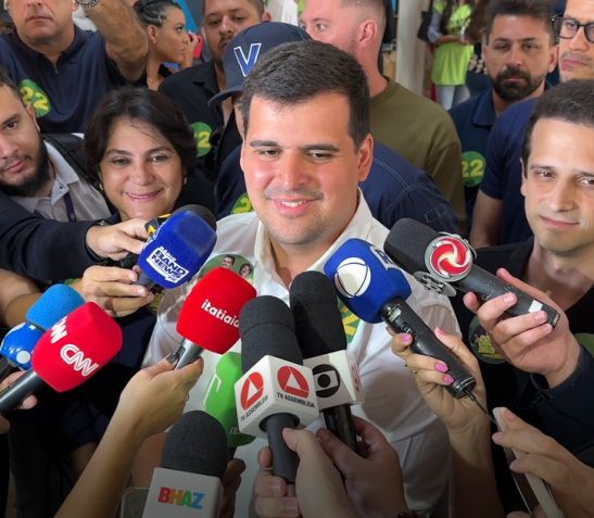 Bruno Engler vota em Belo Horizonte/MG • Reprodução