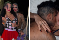 Após aborto e polêmicas, Bia Miranda vai a festa com Gato Preto