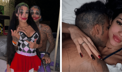 Após aborto e polêmicas, Bia Miranda vai a festa com Gato Preto