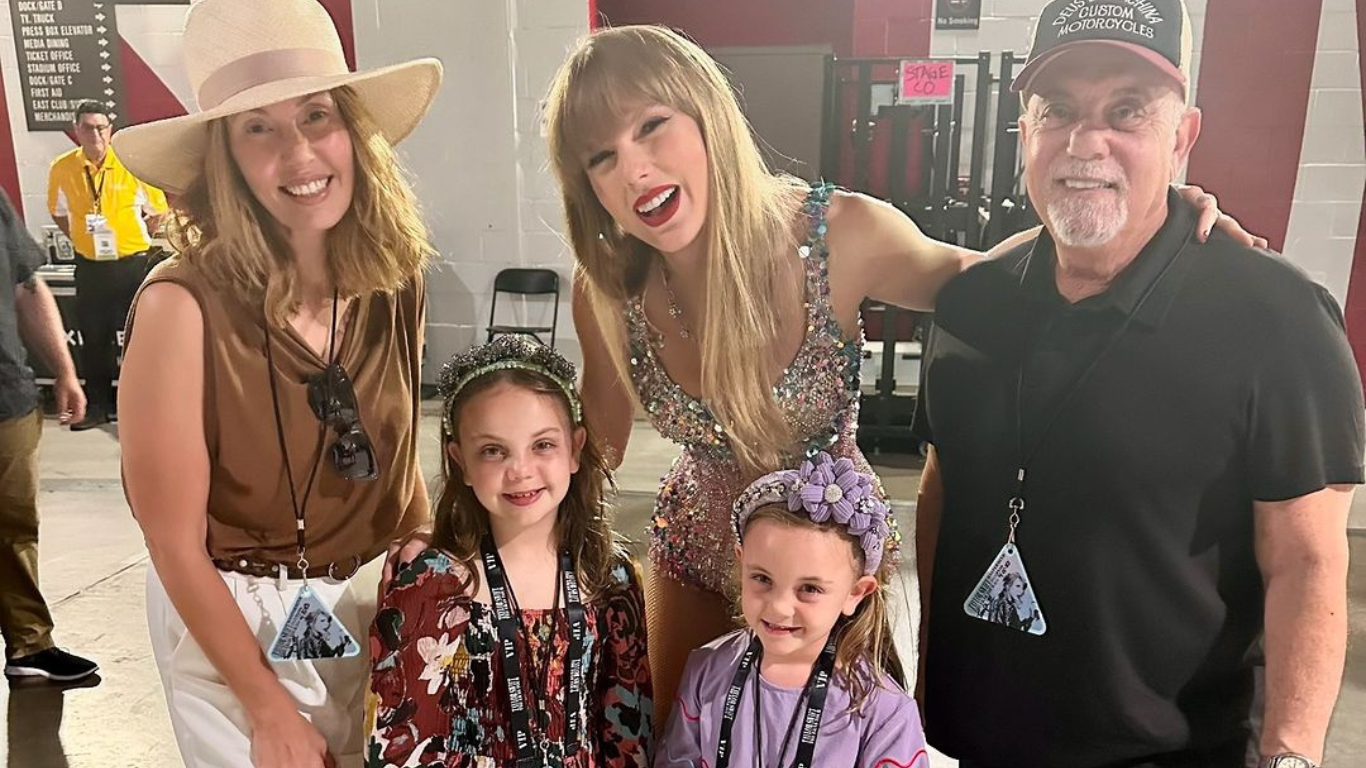 billy joel, taylor e família