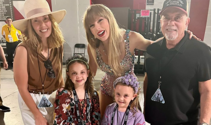 Billy Joel leva filhas para conhecerem Taylor Swift; veja