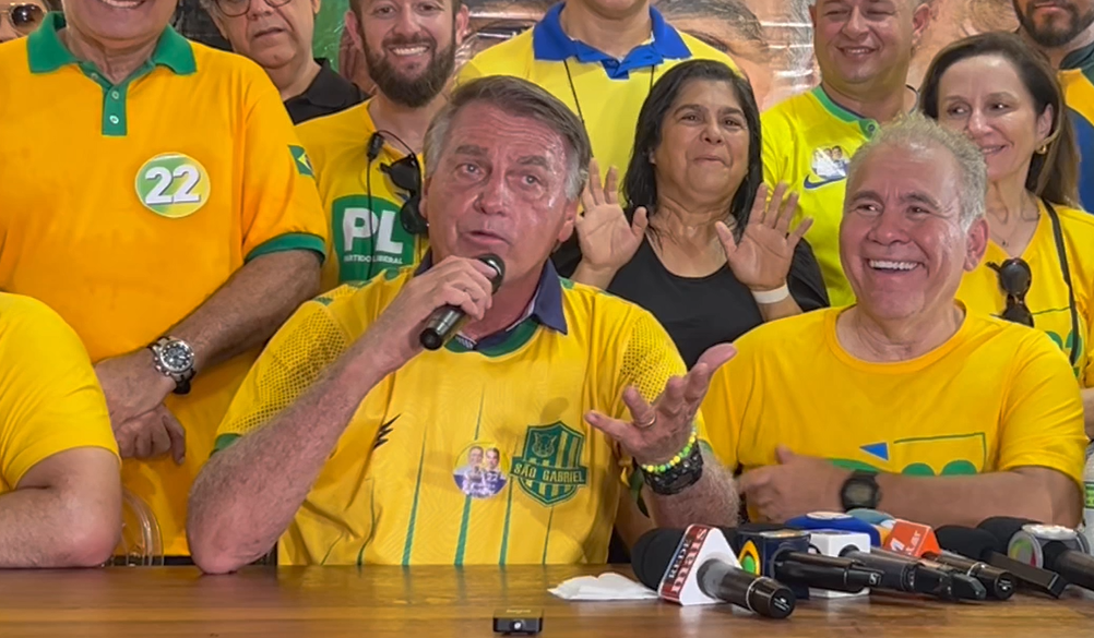 Jair Bolsonaro fala sobre Michelle