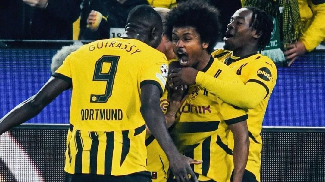 Borussia Dortmund bateu o Celtic por 7 a 1