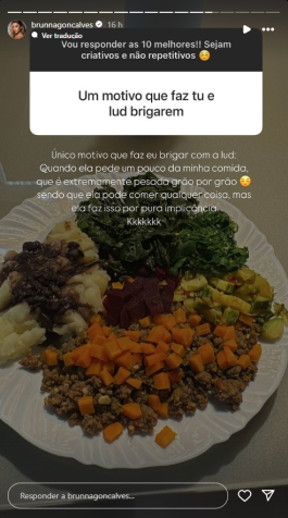 Brunna revela "único motivo" que a faz brigar com Ludmilla • Instagram/ Brunna Gonçalves