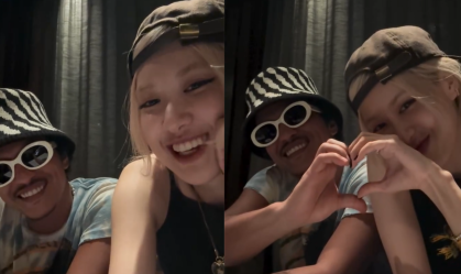 Rosé, do Blackpink, ensina palavras em coreano para Bruno Mars; veja