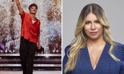 Show de Bruno Mars tem homenagem a Marília Mendonça