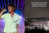 Fãs do Bruno Mars foram ouvidos fora do estádio durante show; vídeo