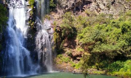 cachoeira na cidade de Sacramento (MG)
