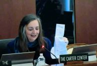 Carter Center mostra na OEA o que diz serem atas eleitorais da Venezuela