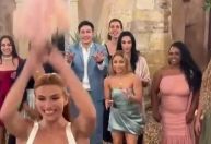 Flavia Saraiva desvia de buquê em casamento de Jade Barbosa; veja vídeo