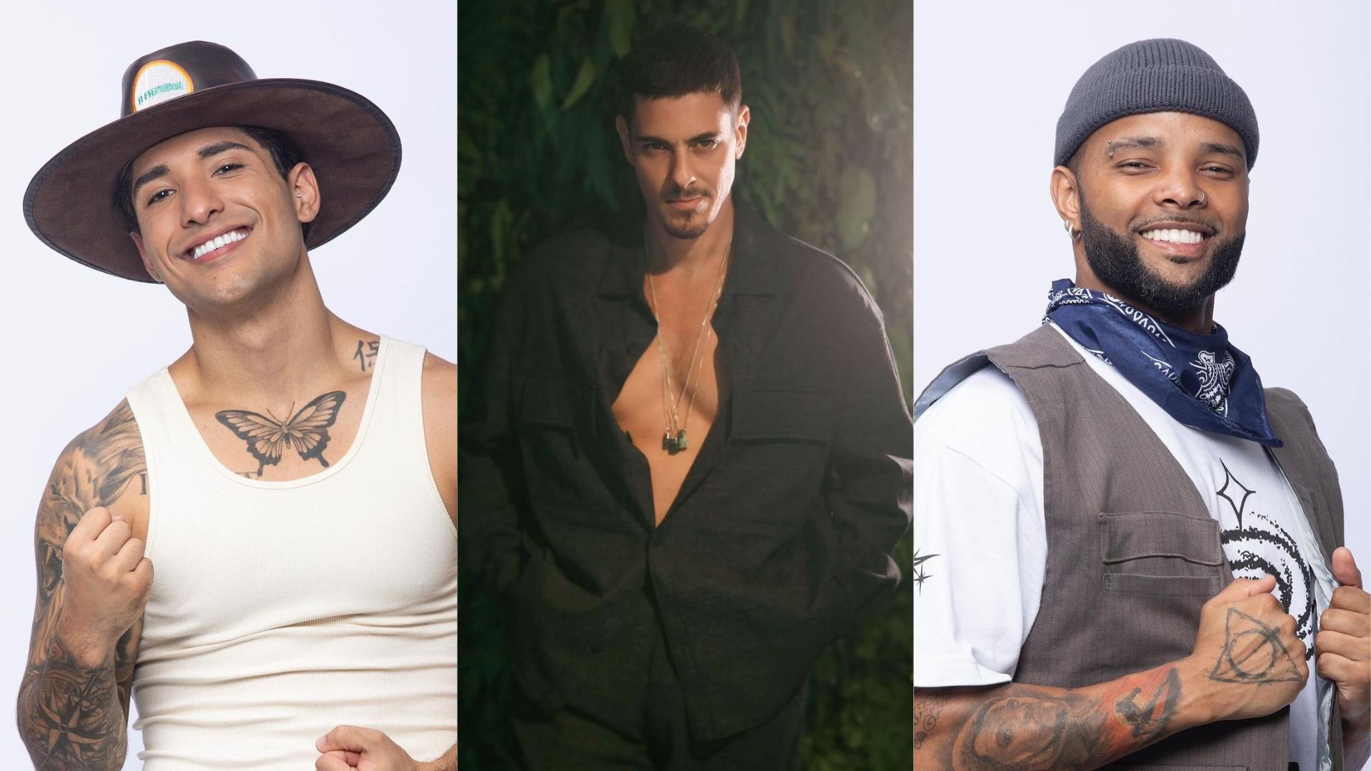 Cauê Fantin, Sacha Bali e Zaac se enfrentam na terceira Roça de A Fazenda 16