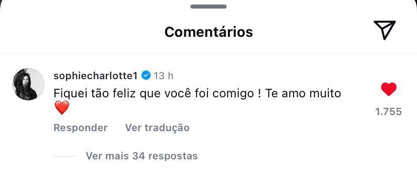 Sophie Charlotte deixa comentário apaixonada em foto com Xamã • Instagram/Xamã