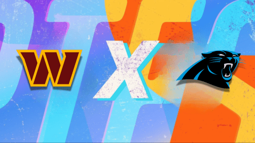 Washington Commanders e Carolina Panthers se enfrentam na NFL