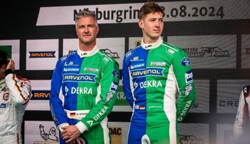 David Schumacher com seu pai, Ralf