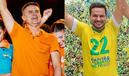 David Almeida e Alberto Neto vão disputar o 2º turno pela Prefeitura de Manaus