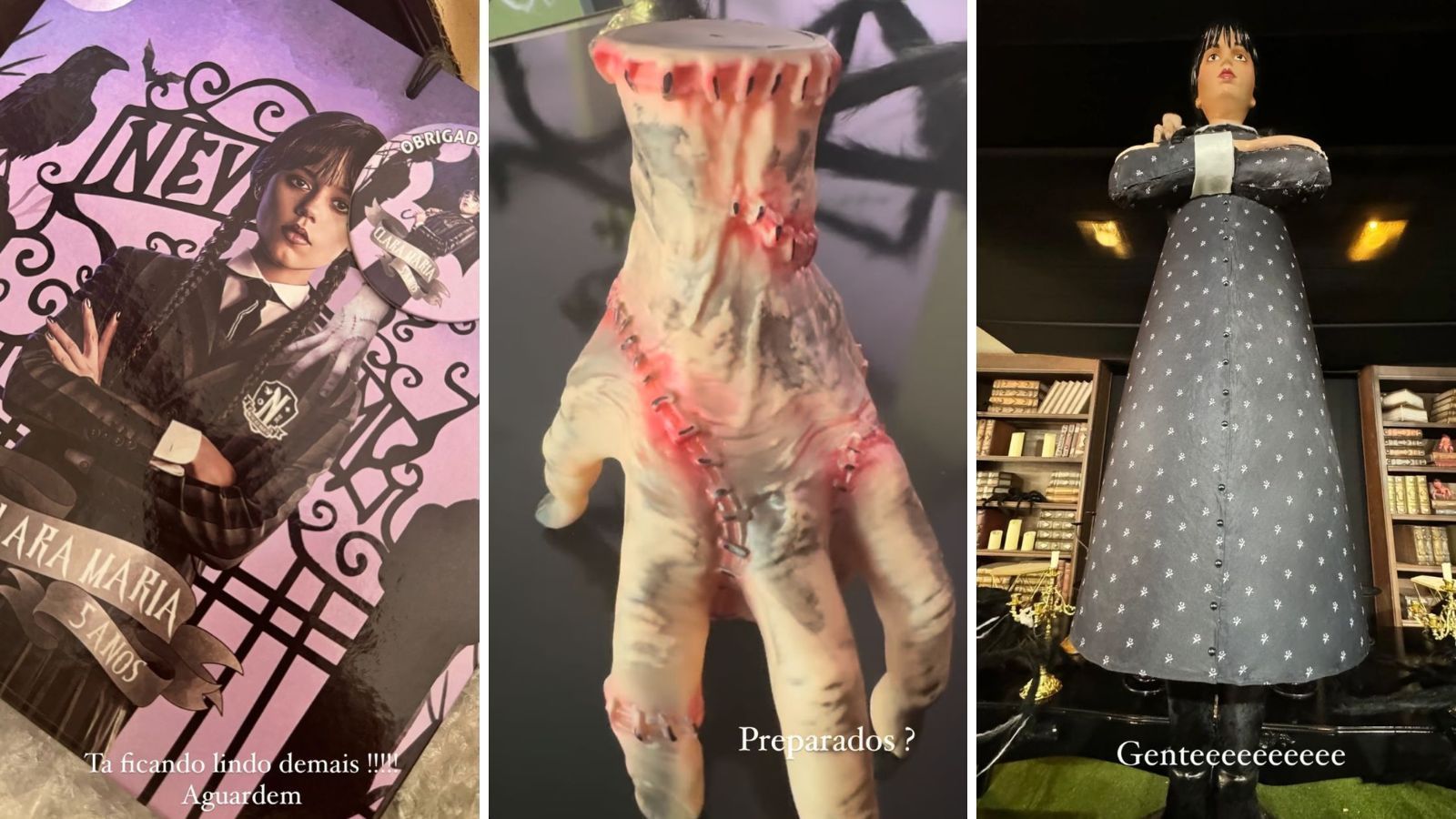 Decorada mostra detalhes da festa de Clara Maria, filha de Tatá Werneck e Rafa Vitti • Instagram/Andrea Guimarães