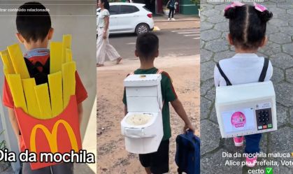 Dia da Mochila Maluca: veja as invenções mais divertidas de pais e alunos