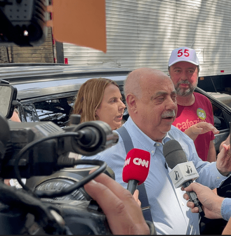 Fuad Noman vota em Belo Horizonte • Reprodução