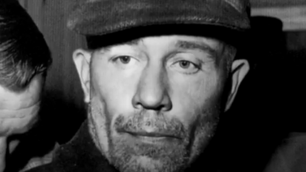 Imagem de Ed Gein no documentário "Psycho: The Lost Tapes of Ed Gein" • Reprodução