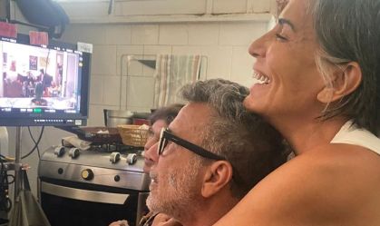 Eri Johnson comemora 1º trabalho com Gloria Pires: "Lá vamos nós"