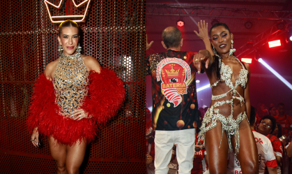 Erika Januza e Lore Improta sambam na final da Viradouro; veja fotos
