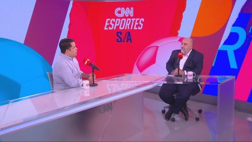 João Vitor Xavier e José Francisco Manssur durante o CNN Esportes S/A deste domingo (13)