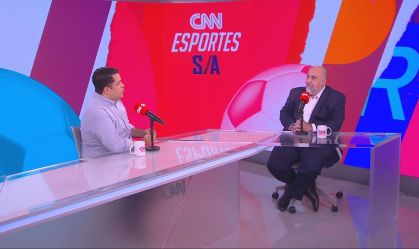 João Vitor Xavier e José Francisco Manssur durante o CNN Esportes S/A deste domingo (13)