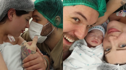Sarah, filha de Andressa Ganacin e Nasser Rodrigues, nasceu prematura