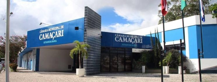 Prédio da Câmara Municipal de Camaçari, na Bahia