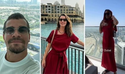 Após término de "Família É Tudo", elenco viaja para Dubai