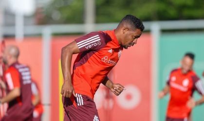 Fernando, volante do Inter Fernando sofreu lesão muscular e preocupa