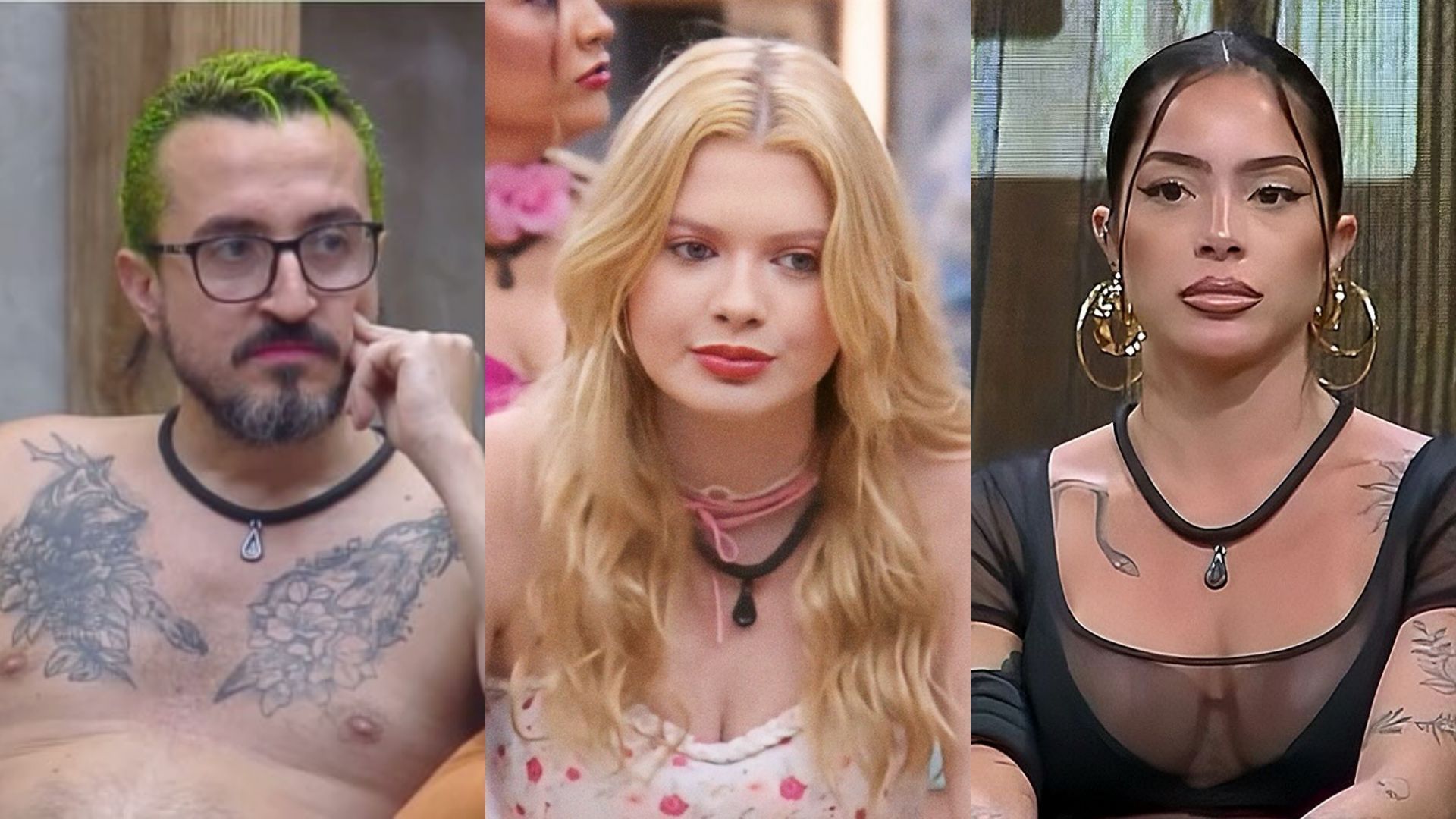 Montagem com as imagens de Fernando Presto, Julia Simoura e Luana Targino